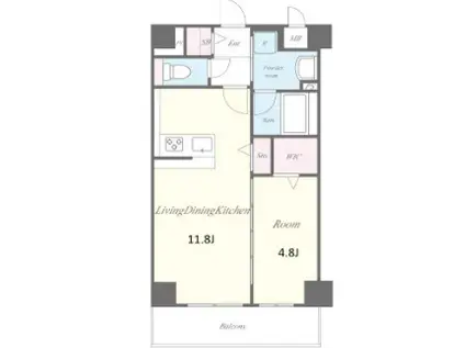 ステラフォレスト(1LDK/2階)の間取り写真