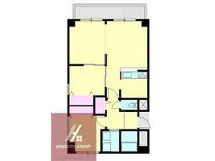 パークアヴェニュー緑地(3LDK/1階)の間取り写真