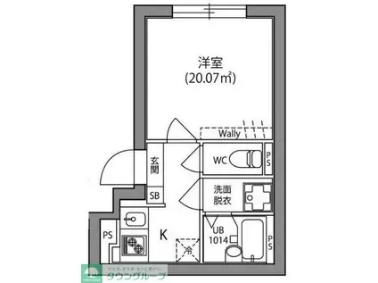 HI-FIVE阿佐ヶ谷(1K/3階)の間取り写真