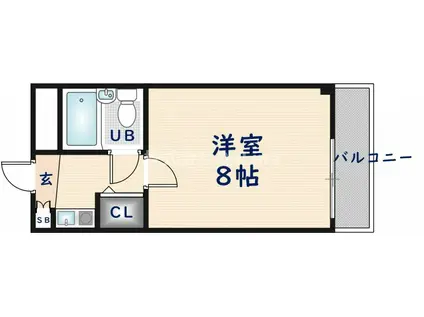 PALMIZIO花園II(1K/4階)の間取り写真