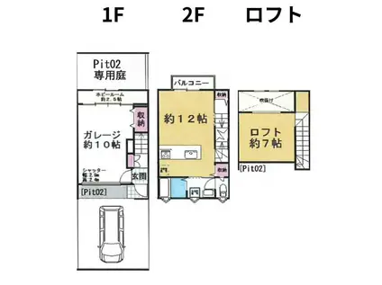 HANAMIGAWA BASE ROUTE16(ワンルーム/1階)の間取り写真