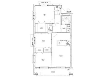 カサグランデ銀河(3LDK/2階)の間取り写真