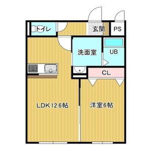 PREMIER CHOUETTE(1LDK/3階)の間取り写真
