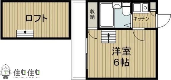 アクシス豊田(1K/2階)の間取り写真