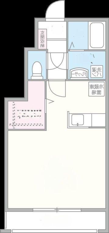 アーバンコートなごみ(ワンルーム/1階)の間取り写真