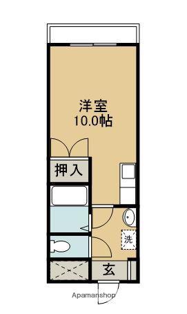 オーブII(ワンルーム/5階)の間取り写真