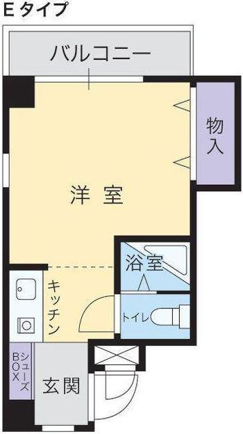 アルファエステート昭和町(1K/2階)の間取り写真