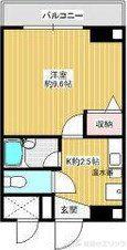 TM南森町(1K/7階)の間取り写真