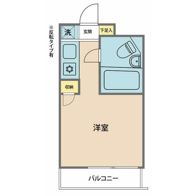 ジョイナス鷹の台(ワンルーム/2階)の間取り写真