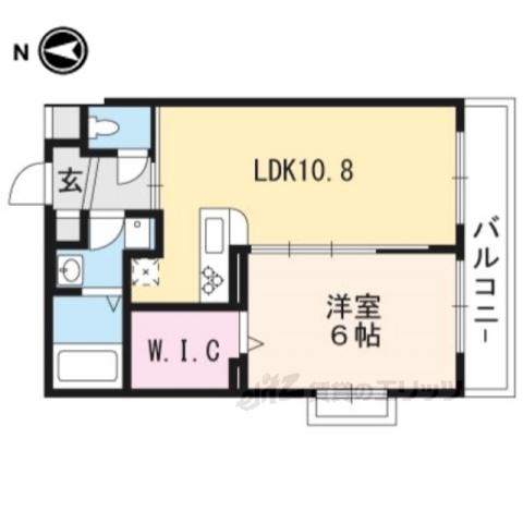 エーベル音戸山(1LDK/2階)の間取り写真