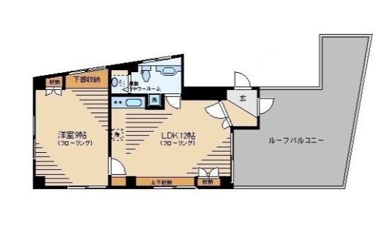荒川ゲートウェイ(1LDK/5階)の間取り写真