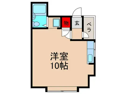 放出いづみマンション(ワンルーム/3階)の間取り写真