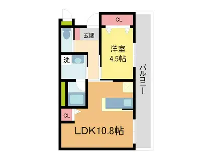 ITIMARUKAN(1LDK/2階)の間取り写真