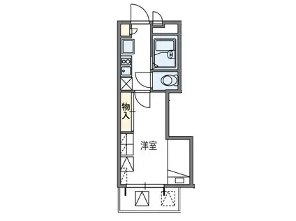 レオパレスル・コントワールII(1K/2階)の間取り写真