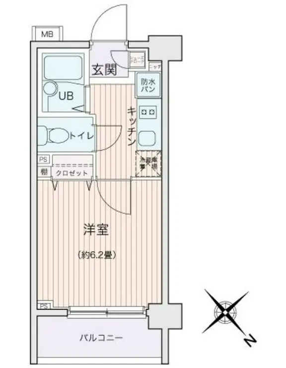 エコロジー都立大学レジデンス 1階階 間取り