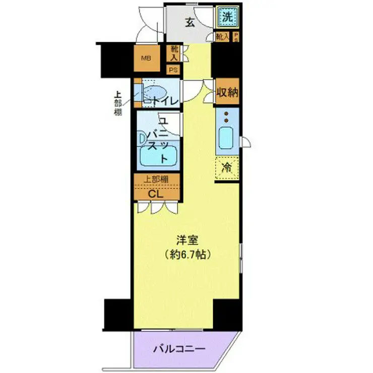 ガリシアヒルズ西麻布EAST 12階階 間取り