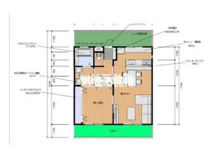 アッパーヤード(1LDK/3階)の間取り写真