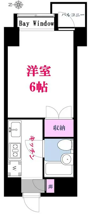 ルピナス池尻 2階階 間取り