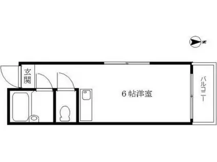 第2はんどうビル(ワンルーム/3階)の間取り写真