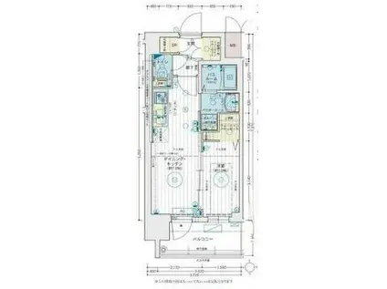エステムコート名古屋TWIN イースト(1DK/3階)の間取り写真