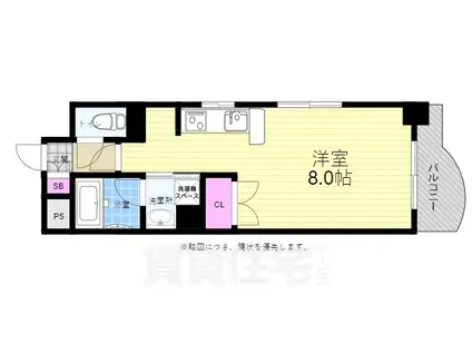 エールアヴェニュ(ワンルーム/5階)の間取り写真