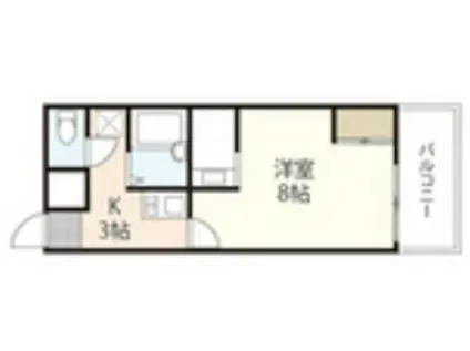 イーハトーヴ安芸(1K/2階)の間取り写真