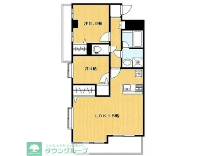 第7ドエル小泉(2LDK/2階)の間取り写真