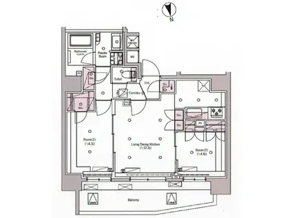 SYFORME ITABASHI III(2LDK/10階)の間取り写真