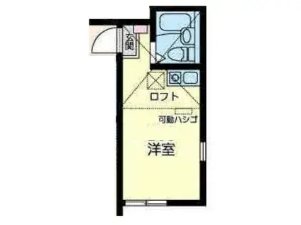 ユナイト井土ヶ谷スィーツベリーオペラ(ワンルーム/1階)の間取り写真