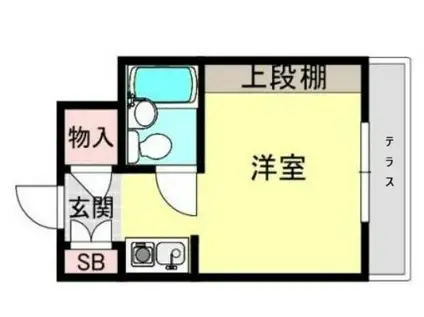 エステマール大阪城(ワンルーム/4階)の間取り写真