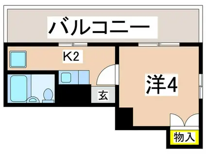 エレガンス金沢文庫(1K/5階)の間取り写真