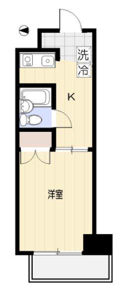 TRUST VALUE西荻窪(1K/4階)の間取り写真