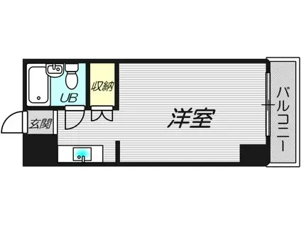 FM NAKAZAKIII(ワンルーム/2階)の間取り写真