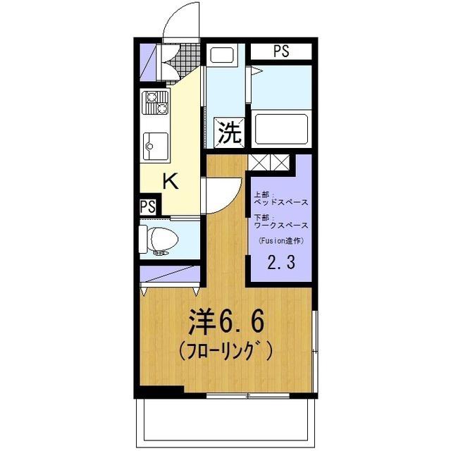 SERENO(1K/1階)の間取り写真