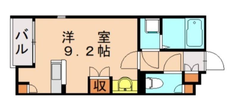 レオネクストKOGAII(ワンルーム/2階)の間取り写真