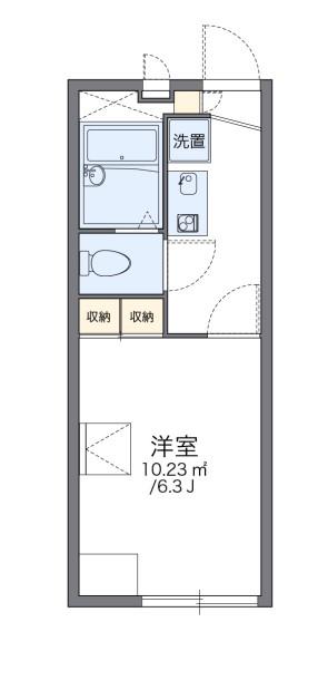 レオパレスル・コントワールIII(1K/1階)の間取り写真