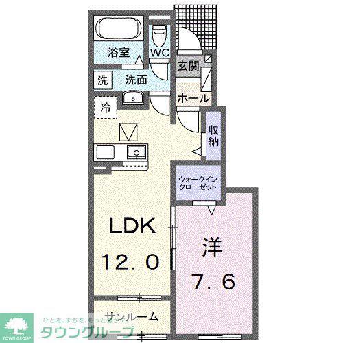 ＪＲ宇都宮線 白岡駅 徒歩23分 2階建 新築(1LDK/1階)の間取り写真