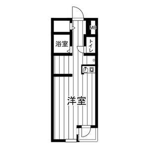 MS一番町ハイツ(1K/7階)の間取り写真