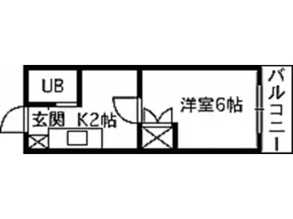 章栄NO10(1K/4階)の間取り写真