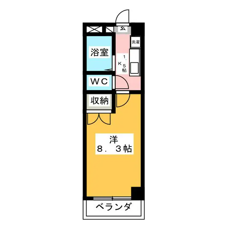 エタニティコート 1階階 間取り