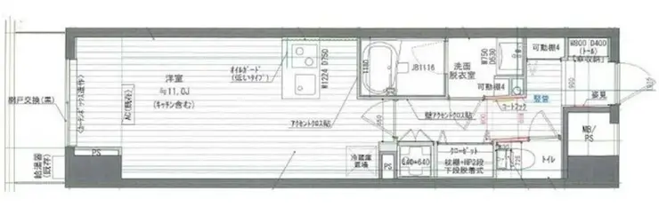 レジディア目白 2階階 間取り