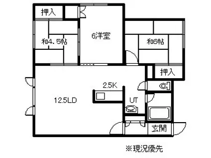メゾンド末広(3LDK/2階)の間取り写真