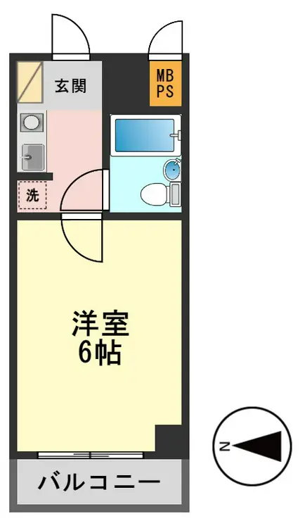 グローリア初穂新小岩 5階階 間取り