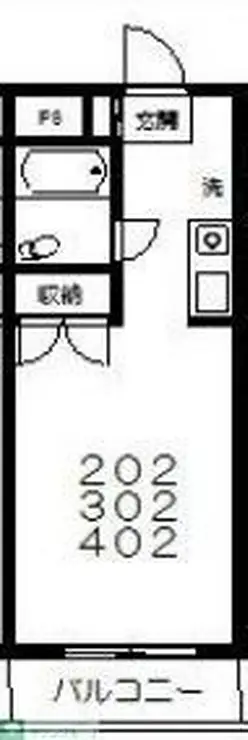 中嶋ビル 3階階 間取り