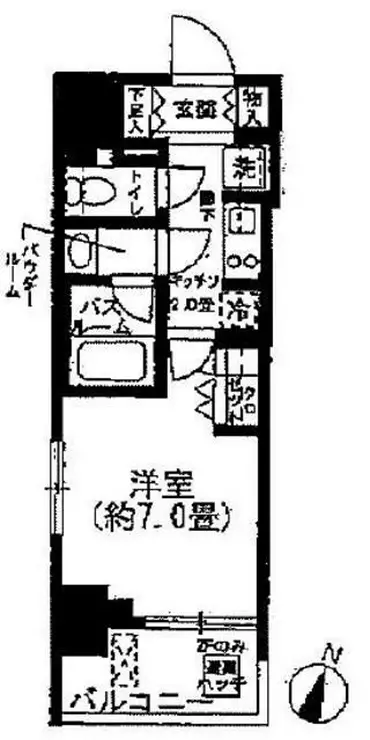 シティハウス東麻布 3階階 間取り