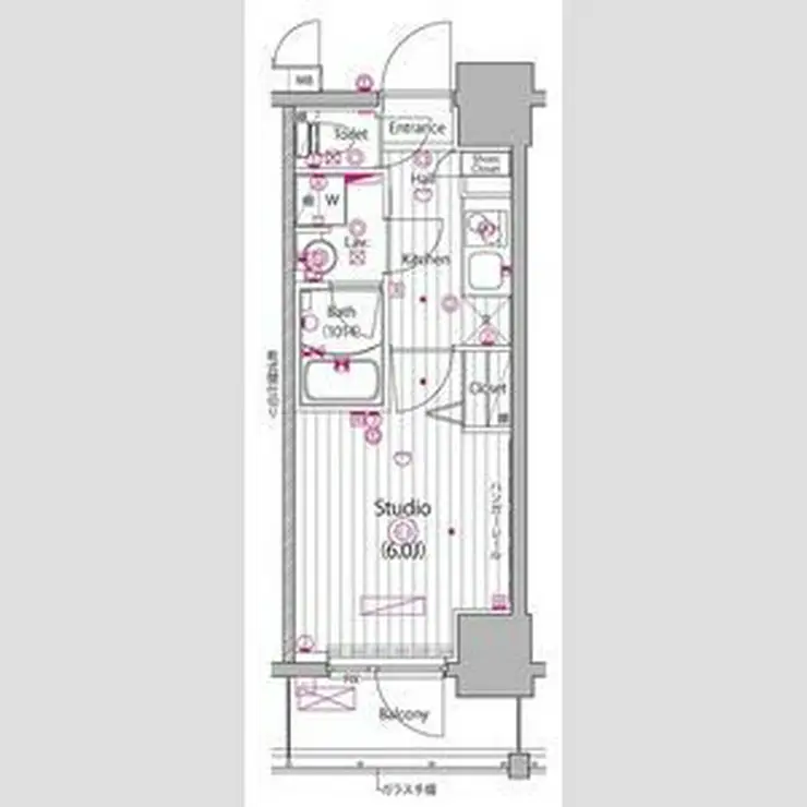 ガーラ・グランディ川崎榎町 11階階 間取り