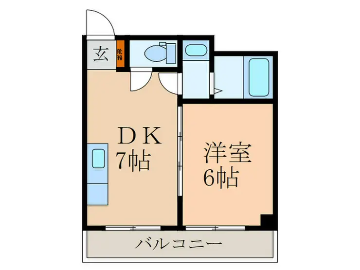 グレースハイム横山 3階階 間取り