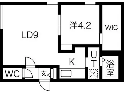 HEIMAT TOYOHIRA(1LDK/3階)の間取り写真