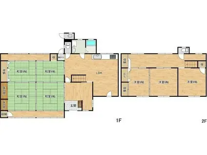 瑞穂市重里(7LDK/1階)の間取り写真