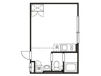 ALERO高円寺南(ワンルーム/3階)の間取り写真